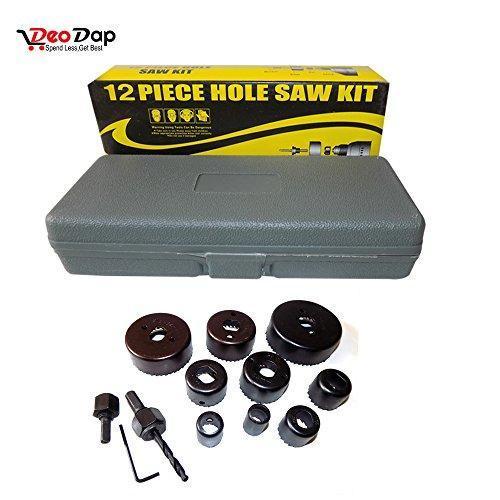 0415 -12 pcs 19-64mm Hole Saw Kit - SkyShopy 0415 -12 pcs 19-64mm Hole Saw Kit - SkyShopy